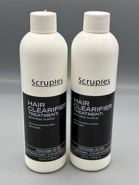 Lot 2 bottles of Scruples Hair Clarifier Treatment